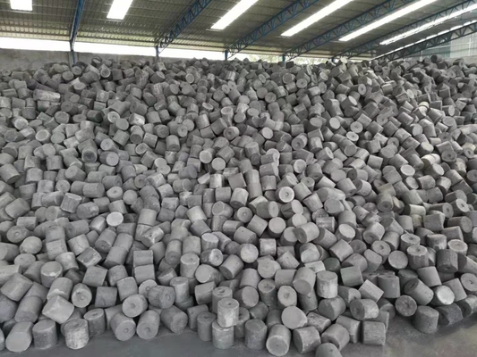 เถ้า 10% ที่เกิดขึ้นจากโค้กเป็นวัตถุดิบในการผลิตเหล็กสำหรับการหลอมโลหะ