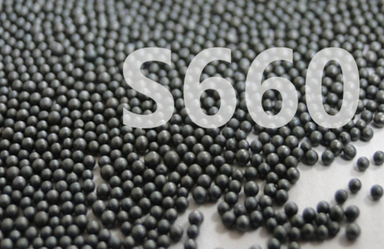 กระบวนการเตรียมผิวเหล็กหล่อ S660 ลูกกลมโลหะสีดำ