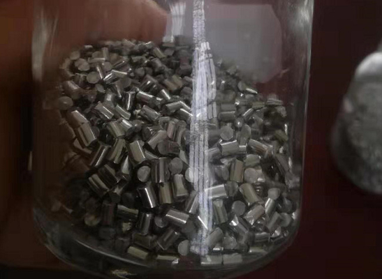 400 - 600HV Cast Metal Alloy Stainless Steel Cut Wire Shot Surface Bright